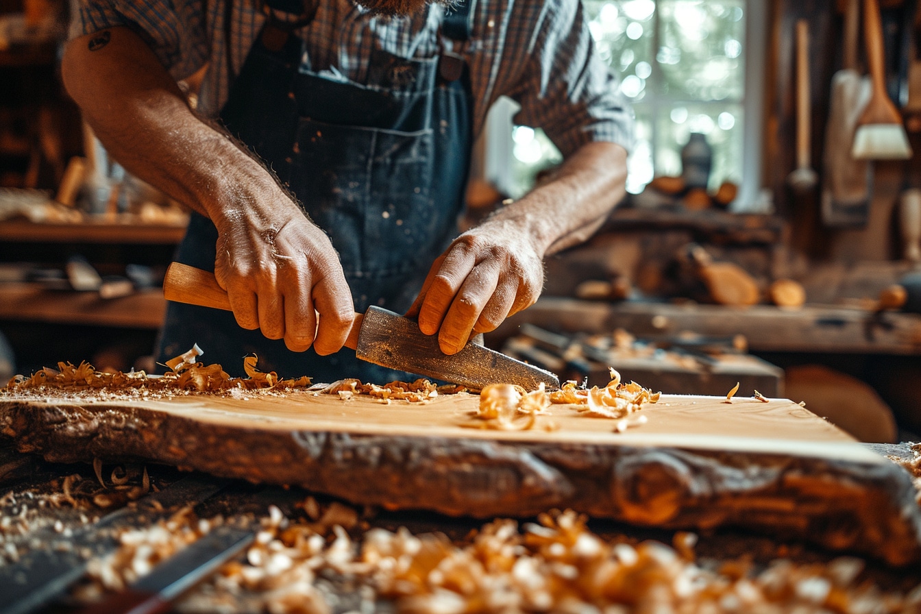 Apprentissage de la sculpture sur bois de cèdre : techniques et conseils pour débutants