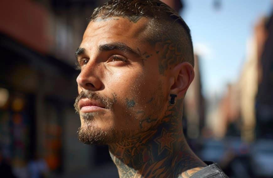 Comment les tatouages de cou reflètent-ils la personnalité masculine ?