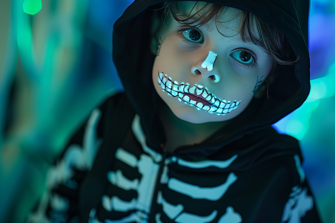 Déguisement squelette pour enfant de 3 ans : une option ludique et effrayante pour halloween