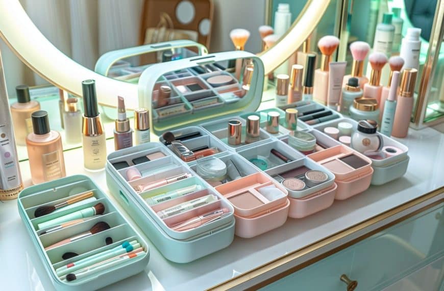 Où ranger son maquillage : solutions pratiques et créatives pour organiser votre coin beauté