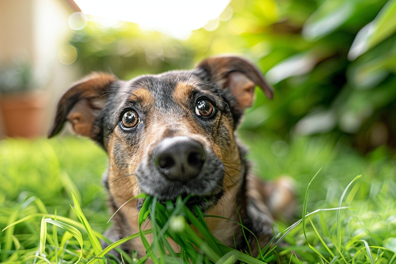 Pourquoi mon chien mange de l’herbe : comprendre les raisons et conseils vétérinaires